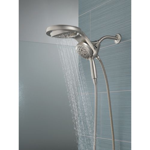 Main product image of HydroRain H2OKinetic 5-Setting 2-in-1 Shower Head, 1.75 GPM (Stainless), 58680-SS