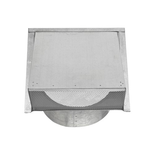 Main product image of 10" Galvanized Fresh Air Intake Vent w/ Screen, No Damper, 6" Pipe (26-Gauge)