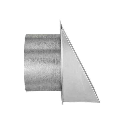 Main product image of 10" Galvanized Fresh Air Intake Vent w/ Screen, No Damper, 6" Pipe (26-Gauge)