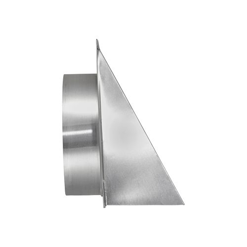 Main product image of 10" Aluminum Wall Exhaust Hood Vent w/ Spring Damper & Screen, 3" Pipe (20-Gauge)