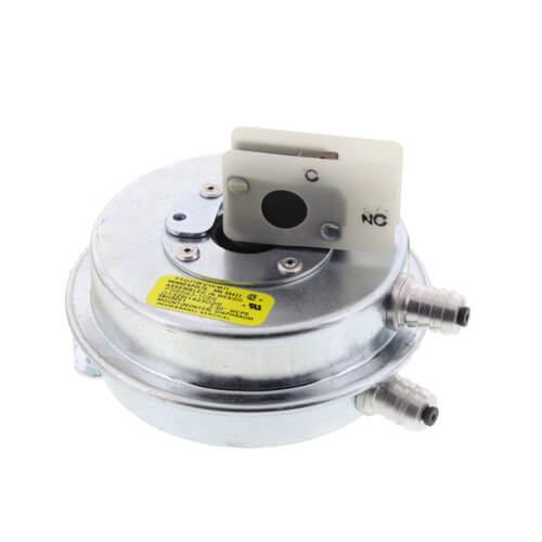 Main product image of 2.50"WC Dual 1/4" Barb Connection SPST Pressure Switch, 58H30