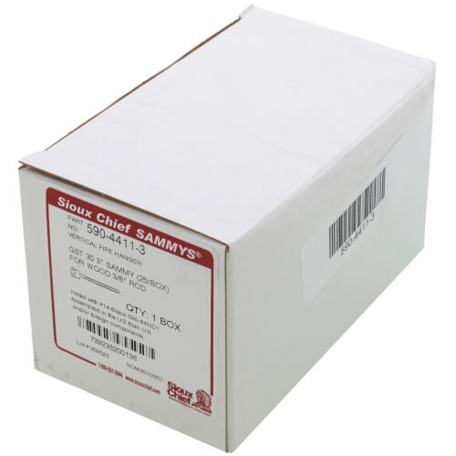 Main product image of GST30 3" Vertical Sammy for Wood Applications, 3/8" Rod (Box of 25)