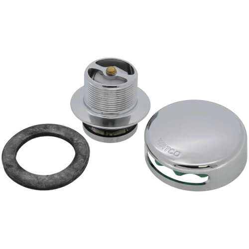 Main product image of Innovator 590 16" Tubular Slip-Joint PVC Bath Waste with Foot Actuated Bathtub Stopper (Chrome Plated)