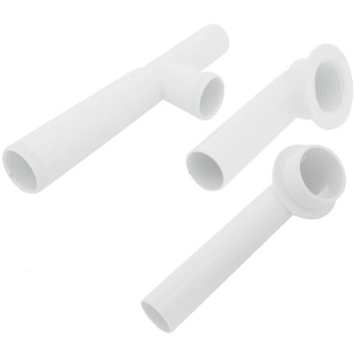 Main product image of Innovator 590 16" Tubular Slip-Joint PVC Bath Waste with Push Pull Bathtub Stopper (Chrome Plated)