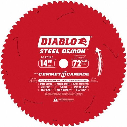 Main product image of 7-1/4" x 48-Teeth Steel Demon Cermet II Saw Blade for Medium Metal