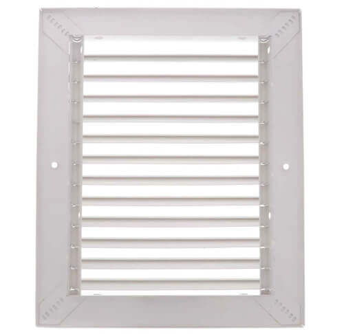 Main product image of 6" x 16" (Wall Opening Size) Steel Return Grille, 35° Fixed Blade (94A Series)