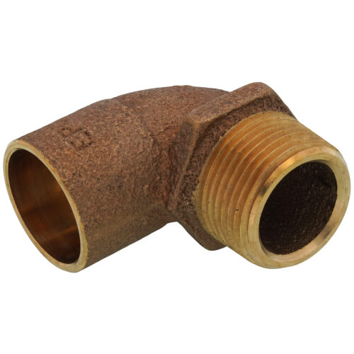1" CxM 90° Elbow (Lead Free)