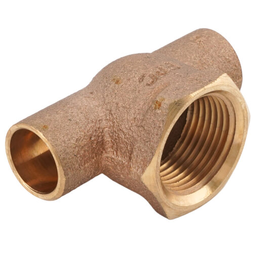 Main product image of 1/2" x 1/2" x 3/4" CxCxF Tee (Lead Free)