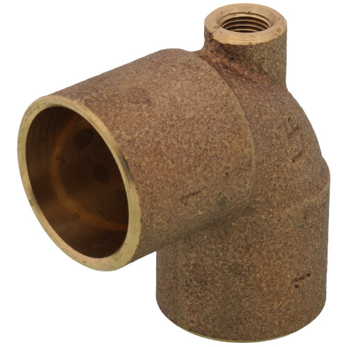 Main product image of 1" x 1/8" x 1" CxFxC Baseboard Tee (Lead Free)