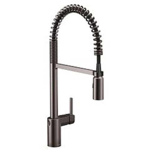 Main product image of Align MotionSense Wave 1 Handle High Arc Pre-Rinse Spring Pulldown Kitchen Faucet, Black Stainless, 5923EWBLS