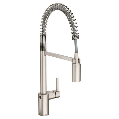 Main product image of Align Spot Resist Stainless Pre-rinse Spring 1 Handle Pulldown Kitchen Faucet, Motionsense Wave, 5923EWSRS