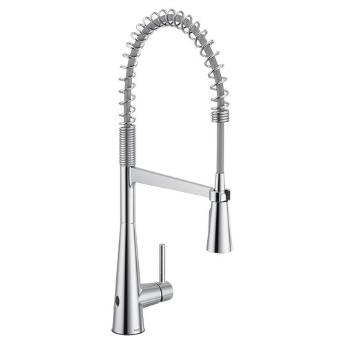 Main product image of Sleek Chrome 1 Handle Pre-rinse Spring Pulldown Kitchen Faucet, Motionsense Wave, 5925EWC