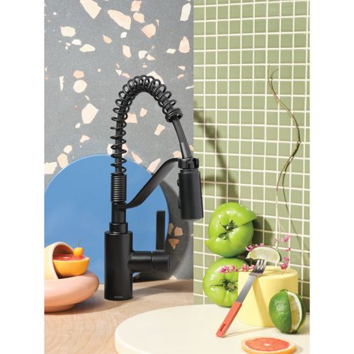 Main product image of Genta LX 1 Handle Pulldown Kitchen Faucet, 1.5 GPM, 5926BL (Matte Black)
