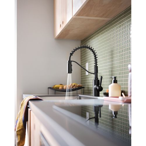 Main product image of Genta LX 1 Handle Pulldown Kitchen Faucet, 1.5 GPM, 5926BL (Matte Black)
