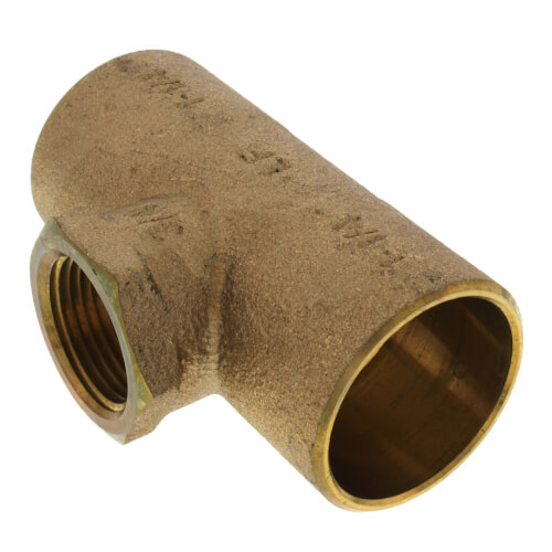 Main product image of 1-1/4" x 1-1/4" x 3/4" CxCxF Tee (Lead Free)