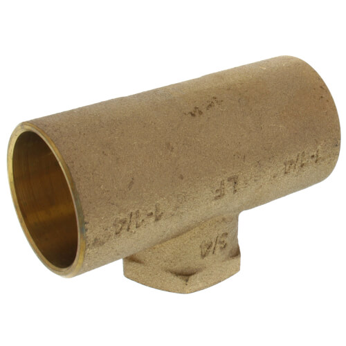 Main product image of 1-1/4" x 1-1/4" x 3/4" CxCxF Tee (Lead Free)