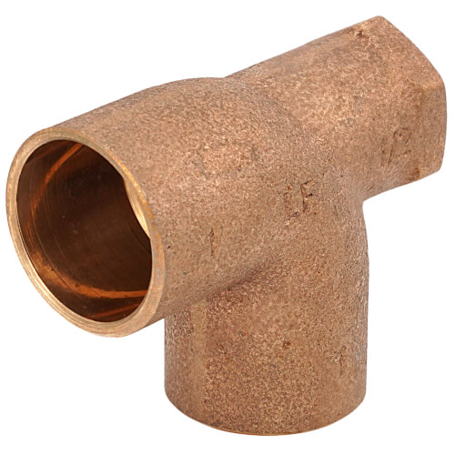 Main product image of 1" x 1/2" x 1" CxFxC Tee (Lead Free)