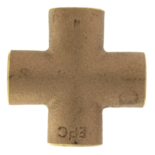Main product image of 1/2" Cast Brass Cross (Lead Free)