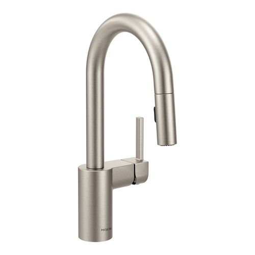 Main product image of Align Spot Resist Stainless 1 Handle Pulldown Bar Faucet, 5965SRS