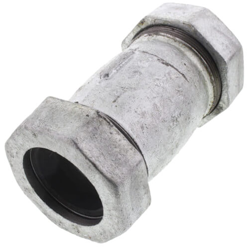 Dresser Coupling 1/2” Compression Fittings Galvanized Lot of 4 