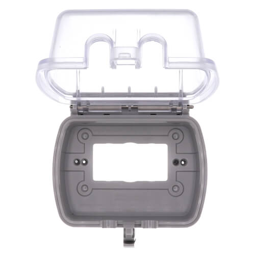 for 1.406-Inch Hole Device Single Receptacles Leviton 5978-DCL 1-Gang Raintight While in Use Standard Cover Extra Deep Clear Cover Gray Base Vertical Mount for 1.406-Inch Hole Device Single Receptacles Leviton 5978-DCL 1-Gang Raintight While in Use Standard Cover Extra Deep Clear Cover Gray Base Vertical Mount
