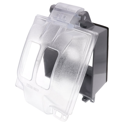 Main product image of 2-Gang Extra Duty Weatherproof While-in-Use Cover for GFCI/Decora, Vertical Mount