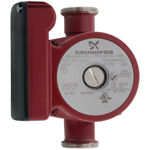 Main product image of UPS15-55SUC 1-Speed Stainless Steel Circulator Pump, 230V, 1/13 HP