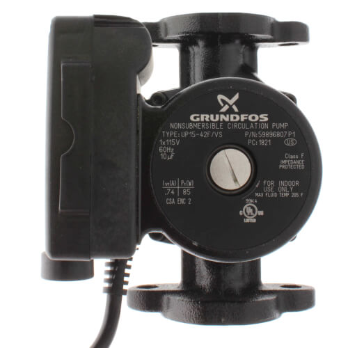 59896807 Grundfos 59896807 UP1542F/VS, Circulator Pump with