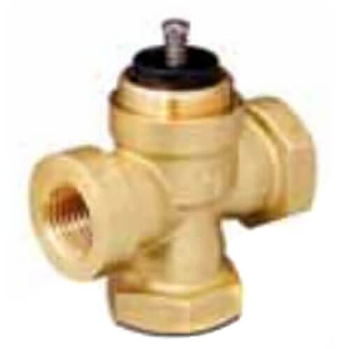 Main product image of 1" 3-Way Threaded Zone Valve Body (7 Cv)