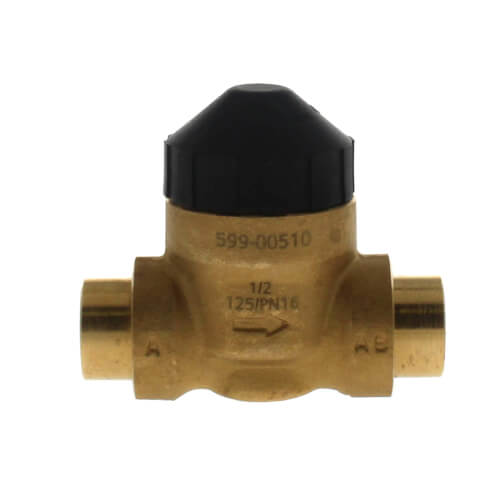 Main product image of 1/2" 2-Way Sweat Zone Valve Body (1.0 Cv)