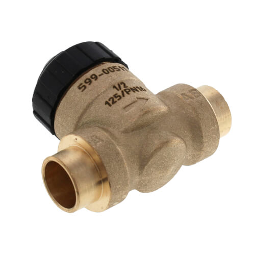 Main product image of 1/2" 2-Way Sweat Zone Valve Body, 44 PSI (2.5 Cv)