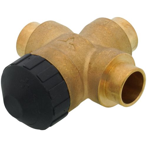 Main product image of 1/2" 3-Way Sweat Zone Valve Body, 44 PSI (2.5 Cv)