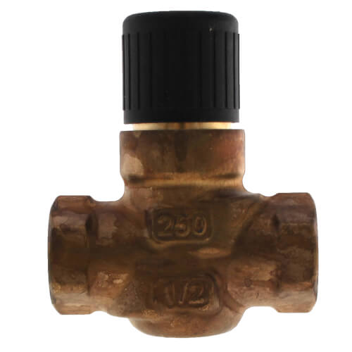 Main product image of 1/2" 2-Way N/O Brass Globe Valve Body Female x Female (1 Cv)