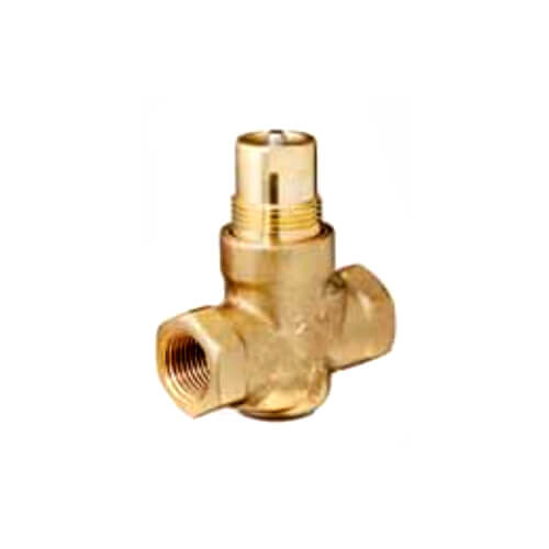 Main product image of 1/2" 2-Way N/O Brass Globe Valve Body, Female x Union Male (4 Cv)