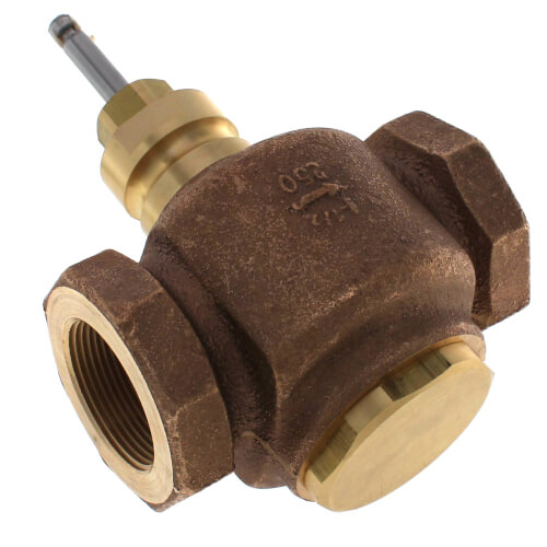 1-1/2" 2-Way N/C Stainless Steel Linear Valve Body, Female x Female (25 Cv)
