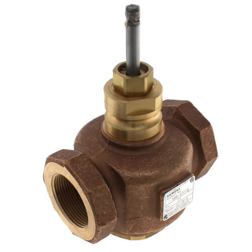 1-1/2" 2-Way N/C Stainless Steel Linear Valve Body, Female x Female (25 Cv)