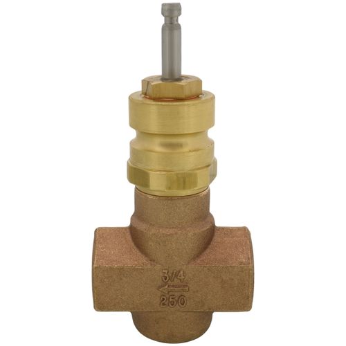 Main product image of 3/4" 2-Way N/O Brass Equal Percentage Valve Body, Female x Female (6.3 Cv)
