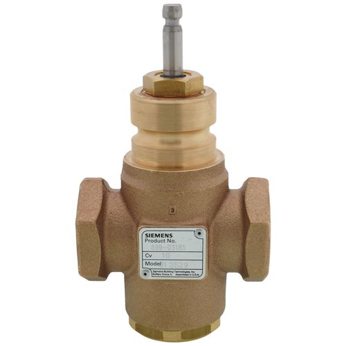 Main product image of 1" 2-Way N/C Brass Equal Percentage Valve Body, Female x Female (10 Cv)