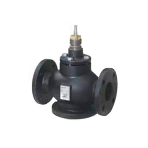Main product image of 2-1/2" 3-Way Bronze Mixing Valve Actuator, Flanged, 3/4" Stroke (63 Cv)