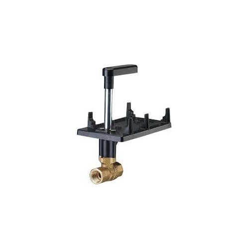 Main product image of 1/2" 2-Way Brass Water Mixing Ball Valve Body (0.4 Cv)