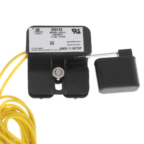 Little Giant 599123 Condensate Overflow Safety Switch Model ACS-2 FREE SHIPPING 