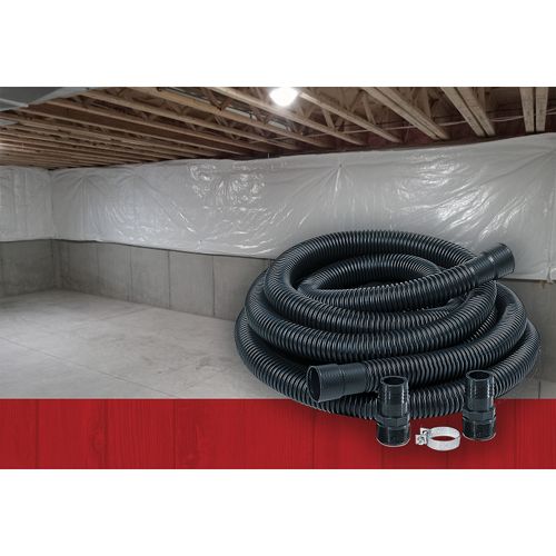 Main product image of RL-SPDK 1-1/4" and 1-1/2" MNPT Universal Sump Pump Discharge Hose Kit, Black, 599304