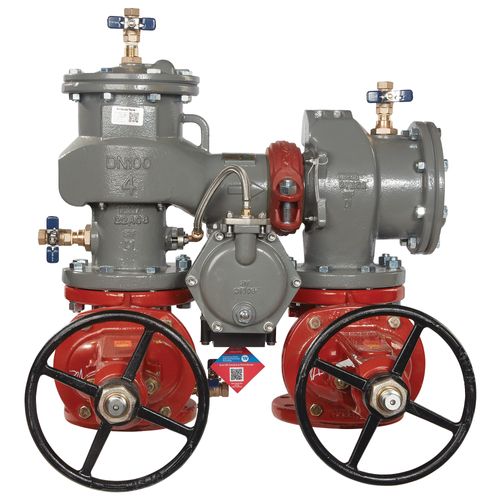 Main product image of 8" LF880V-DOSY RP-FS Lead Free Ductile Iron Reduced Pressure Zone Assembly, Dom OSY Shutoffs, SS RV Seat, N-Pattern, w/ Flood Sensor