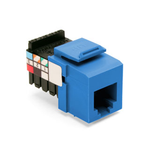 Main product image of Voice Grade Quickport, Jack, 6P6C (Blue)