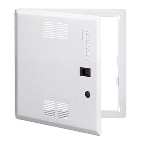 Main product image of 14" Structured Media Premium Vented Hinged Door, Metal (White)