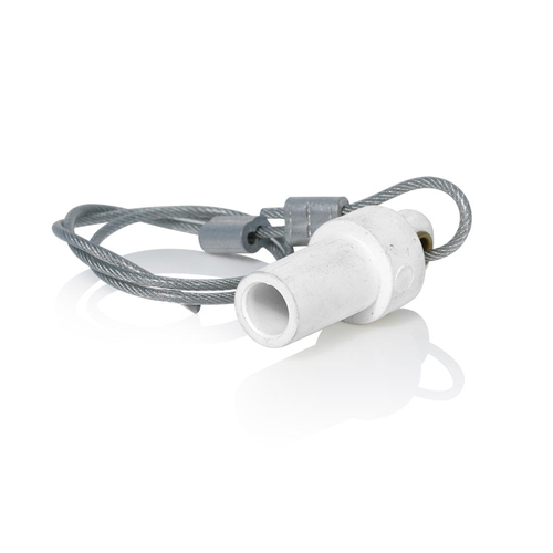 Main product image of 15 Series Cam-Type Male Protective Cap, Taper Nose (White)