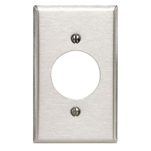 Main product image of 1-Gang Wallplate, Standard Size, Magnetic Stainless Steel