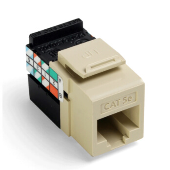 Main product image of GigaMax Cat 5e UTP QuickPort Jack (Ivory)
