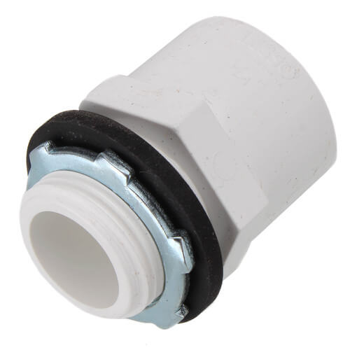 3/4" Slip PVC A/C Condensate Drain Pan Fitting