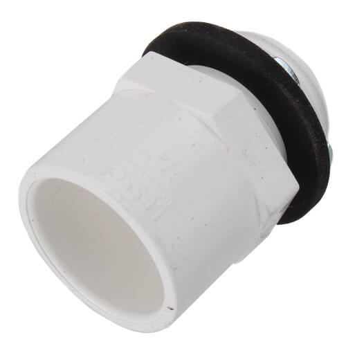 3/4" Slip PVC A/C Condensate Drain Pan Fitting